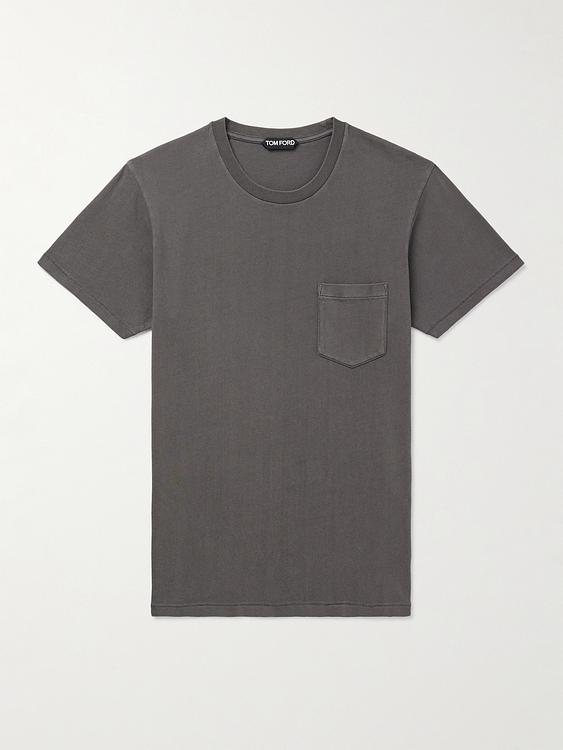 Taupe t-shirt from Tom Ford