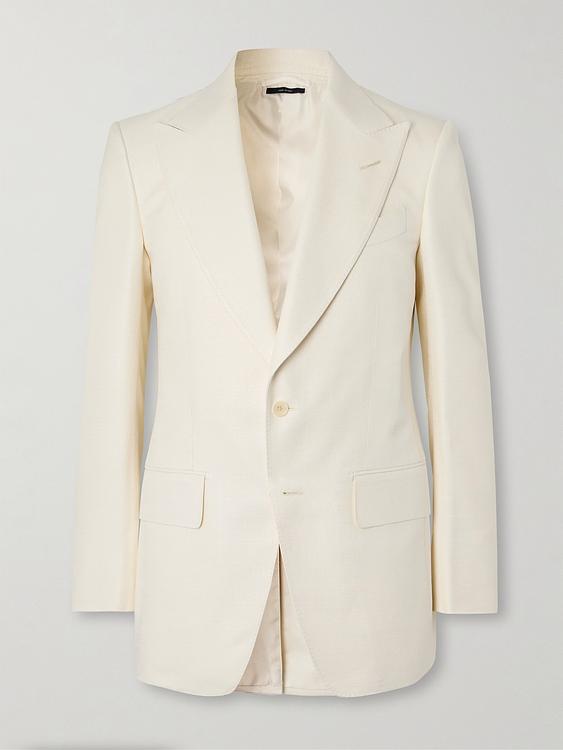 White tuxedo jacket from Tom Ford