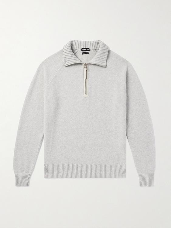 Grey half-zip from Tom Ford