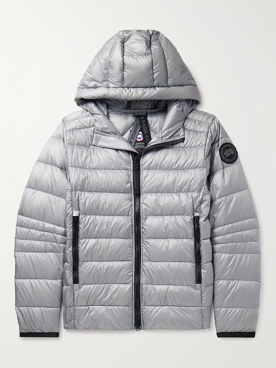 Grey down jacket from Canada Goose