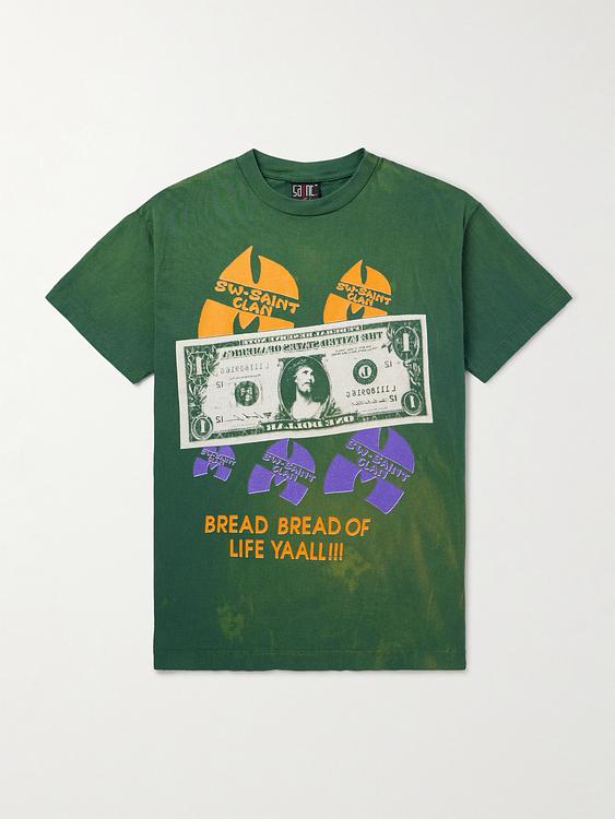 Print teal t-shirt from Saint Mxxxxxx