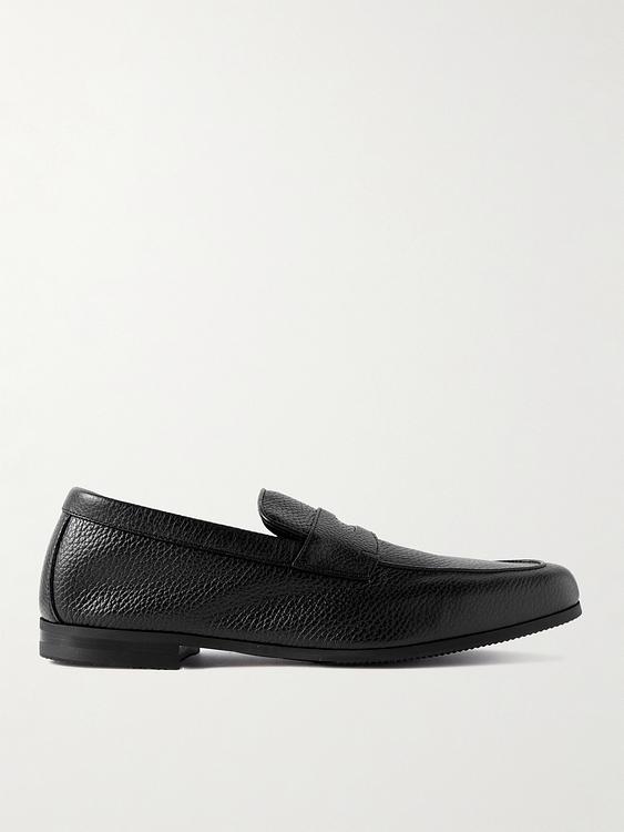 Black loafers from John Lobb