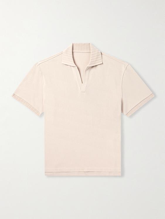 White short sleeve polo shirt from Stòffa