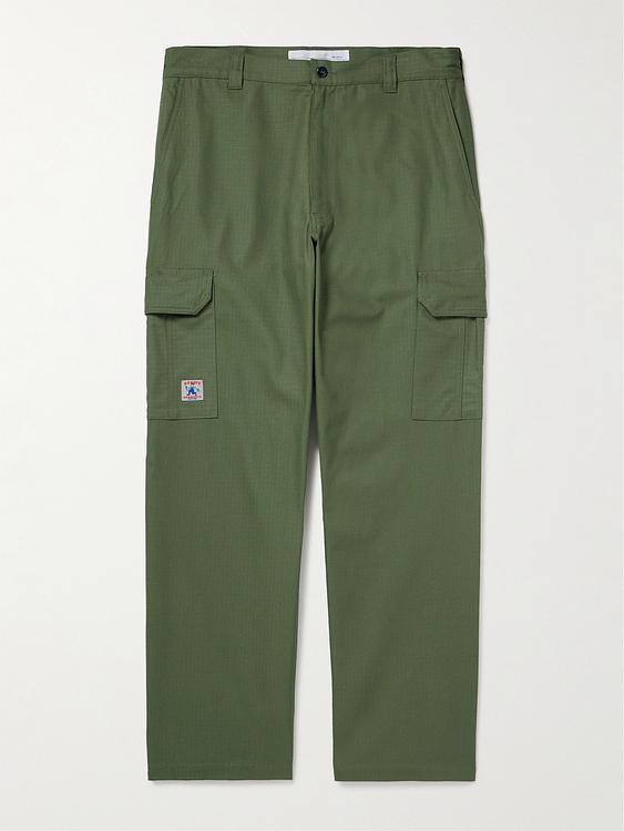Green cargo trousers from Randy's Garments