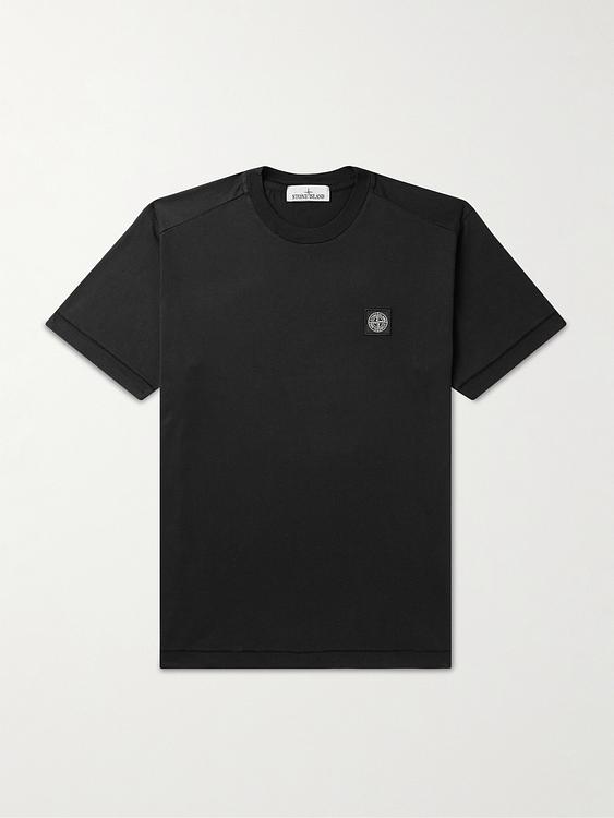 Black t-shirt from Stone Island