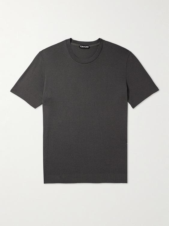 Dark grey t-shirt from Tom Ford