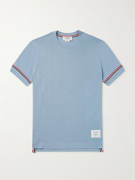 Blue t-shirt from Thom Browne
