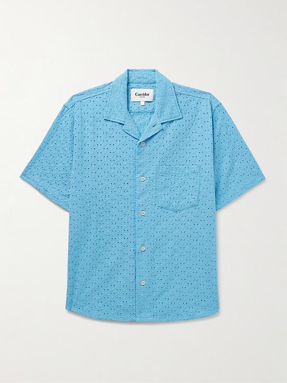 Blue short sleeve shirt from Corridor