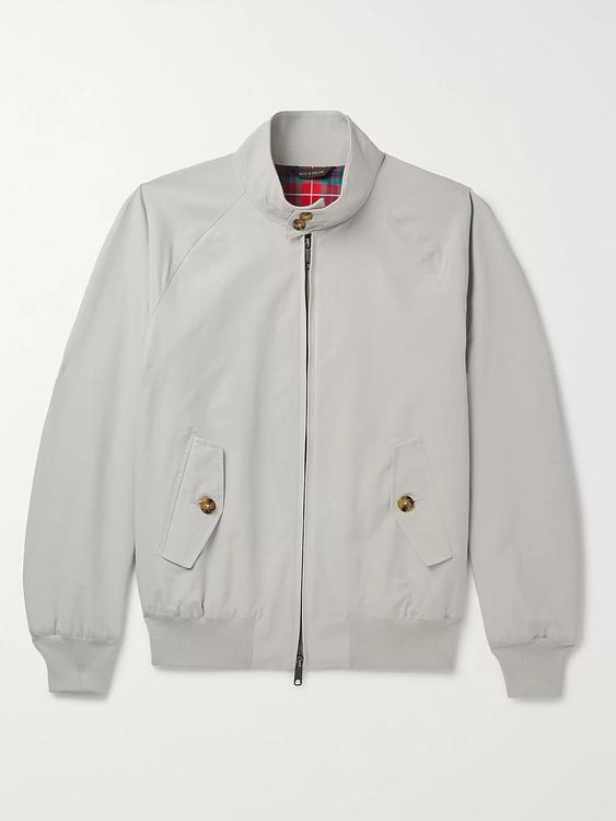 Grey casual jacket from Baracuta