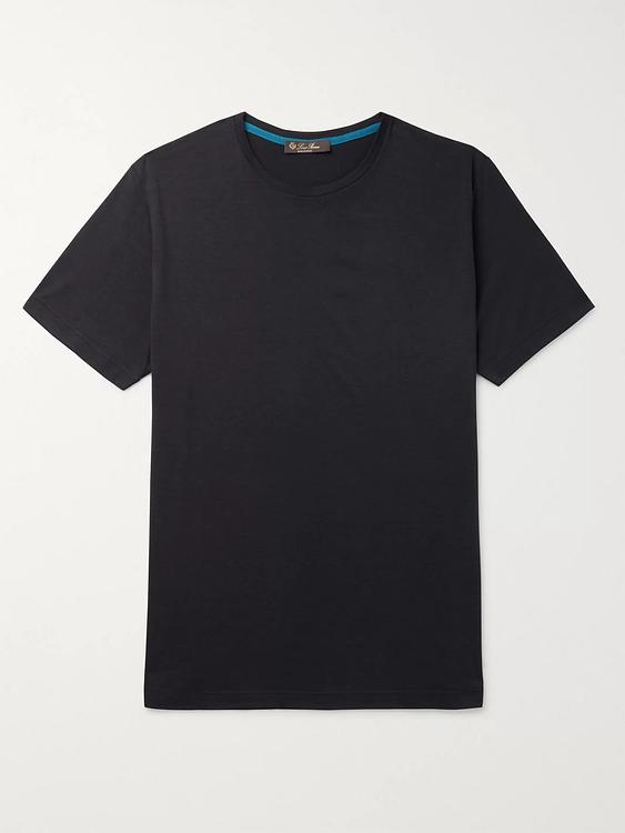 Black t-shirt from Loro Piana