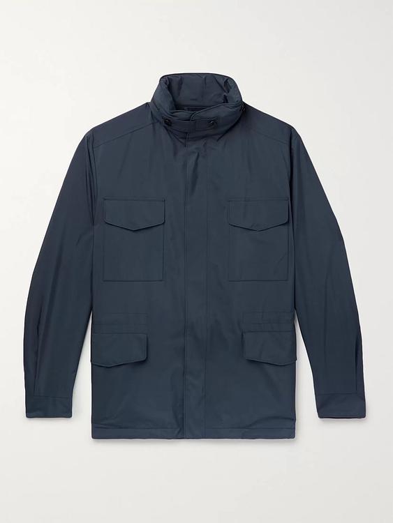 Dark grey casual jacket from Loro Piana