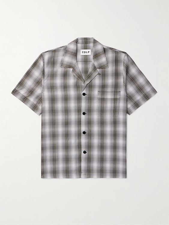 Checkered grey short sleeve shirt from CDLP