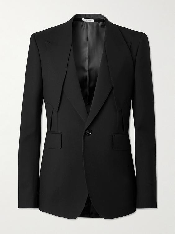 Black blazer from Alexander Mcqueen