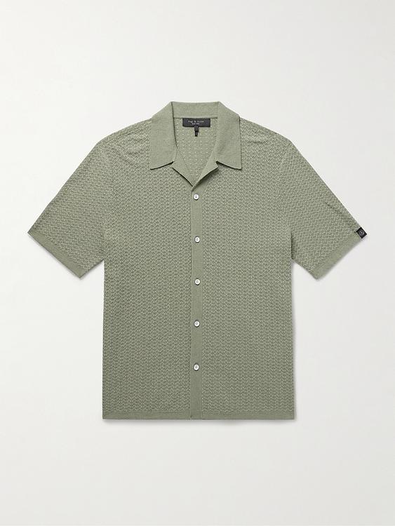 Taupe short sleeve shirt from Rag & Bone