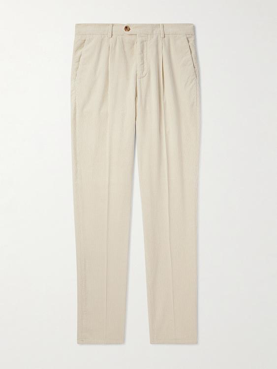 Beige chinos from Brunello Cucinelli