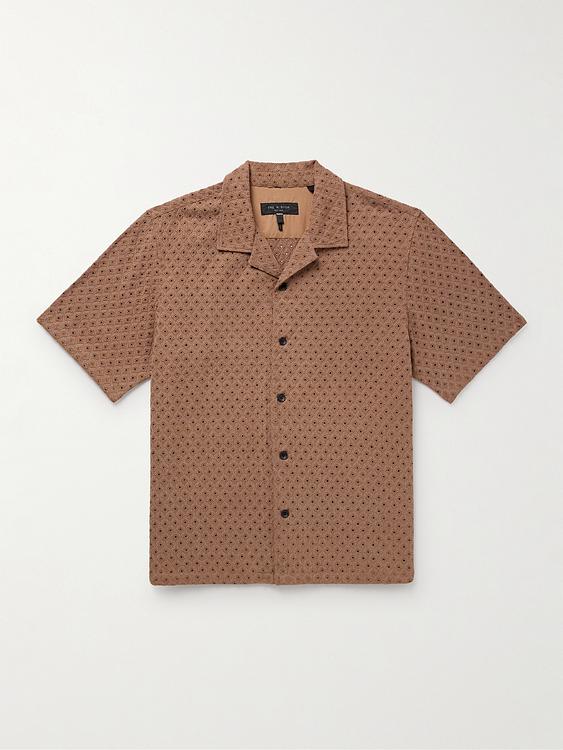 Brown short sleeve shirt from Rag & Bone