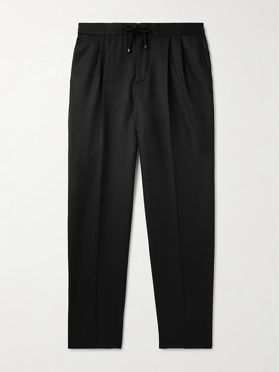 Black casual trousers from Brunello Cucinelli