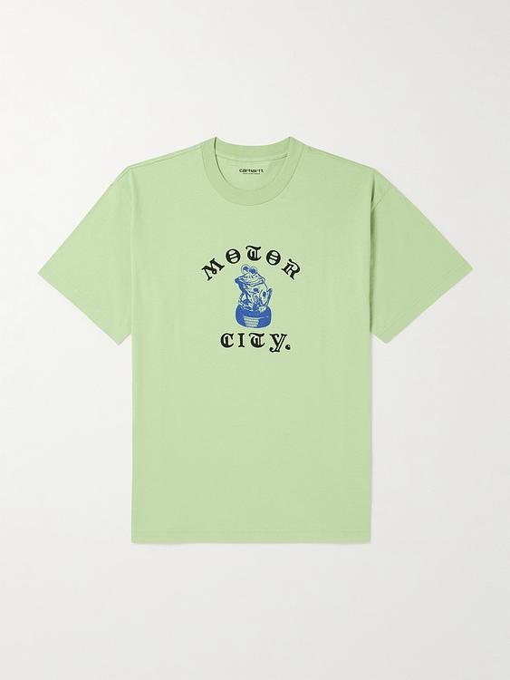 Print light green t-shirt from Carhartt Wip