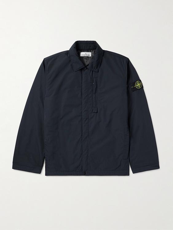 Black casual jacket from Stone Island