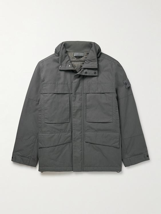Dark grey casual jacket from Stone Island