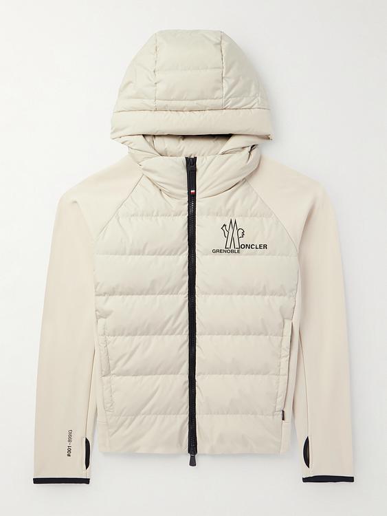 Beige down jacket from Moncler Grenoble