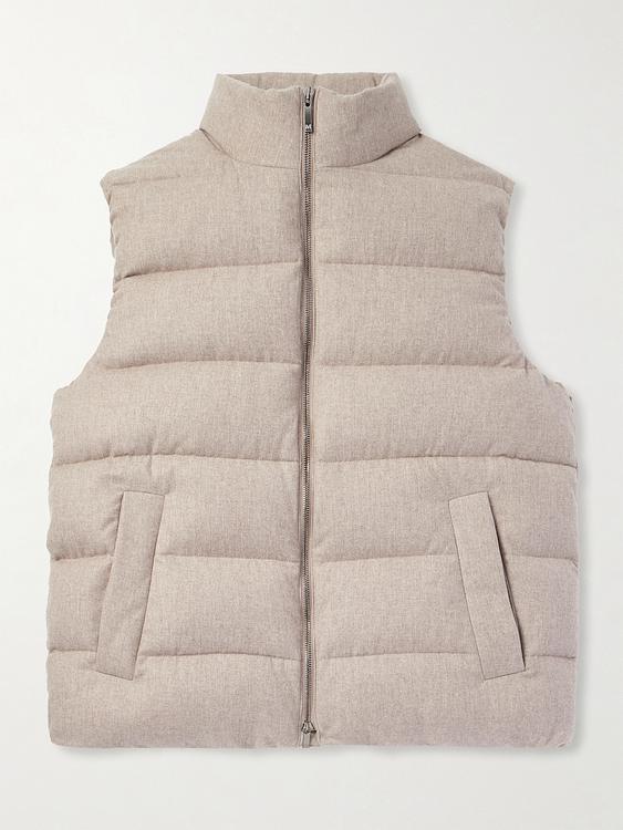 Beige vest from Incotex