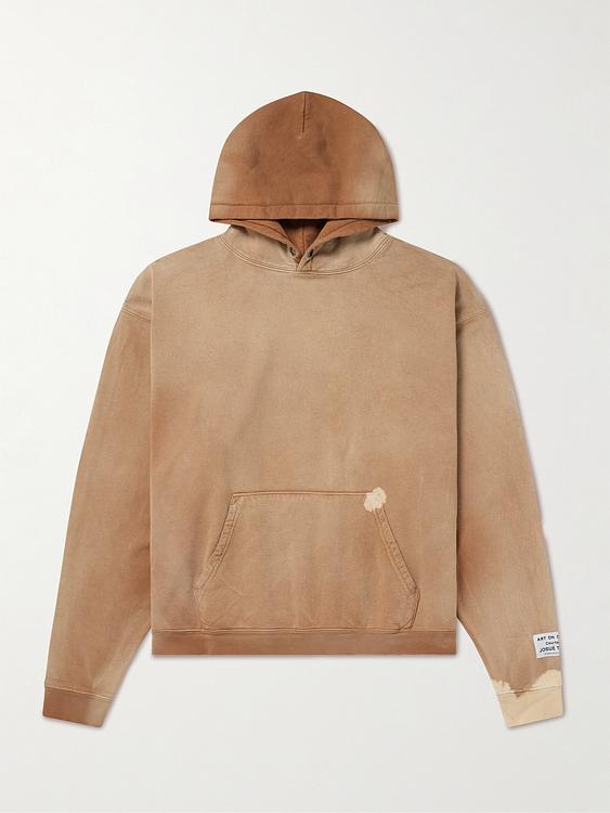 Taupe hooded sweatshirt from Gallery Dept.