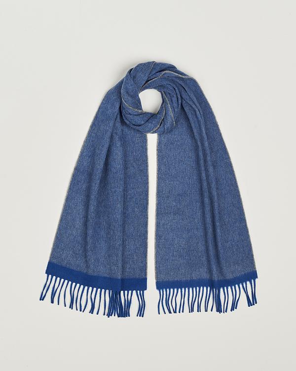 Dark blue scarve from Begg & Co
