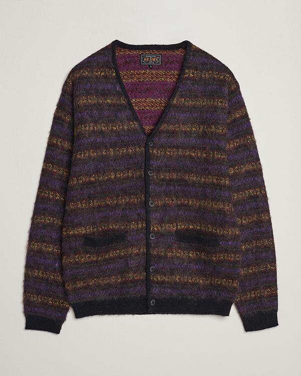 Dark brown cardigan from Beams Plus