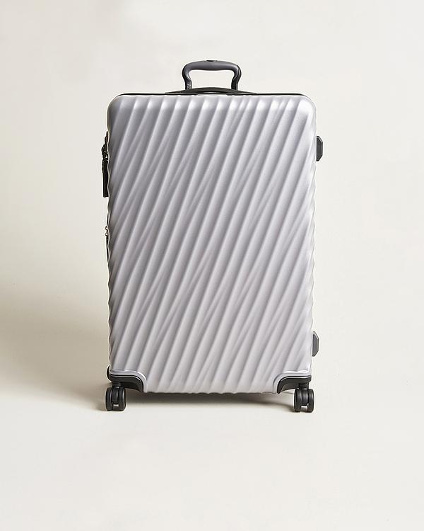 Grey suitcase from Tumi