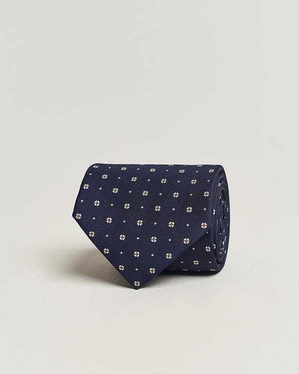 Dotted black tie from E. Marinella