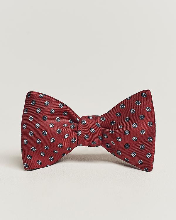 Dotted dark red bow tie from E. Marinella