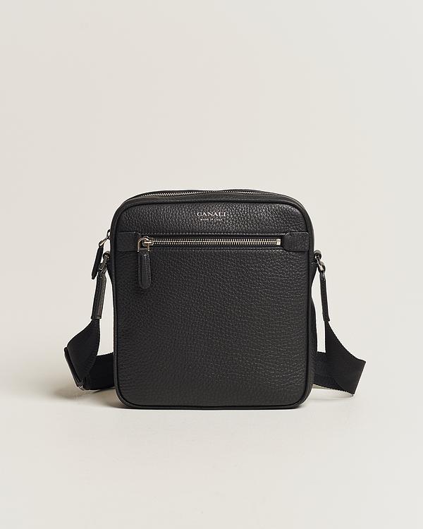 Black shoulder bag from Canali