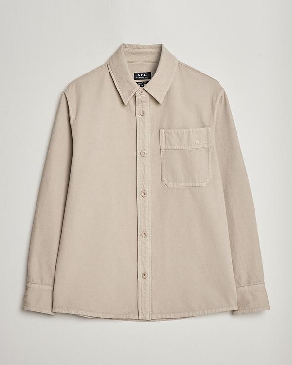Beige overshirt from A.P.C