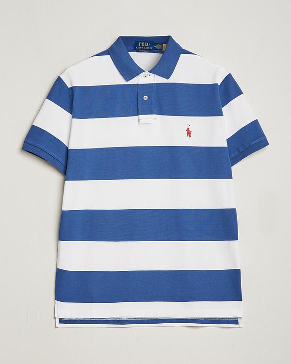 Striped blue short sleeve polo shirt from Polo Ralph Lauren