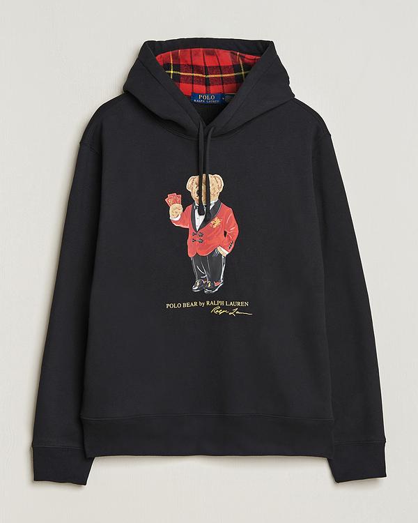 Print black hooded sweatshirt from Polo Ralph Lauren