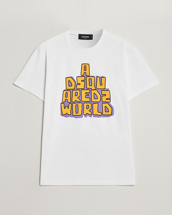 Print white t-shirt from Dsquared2