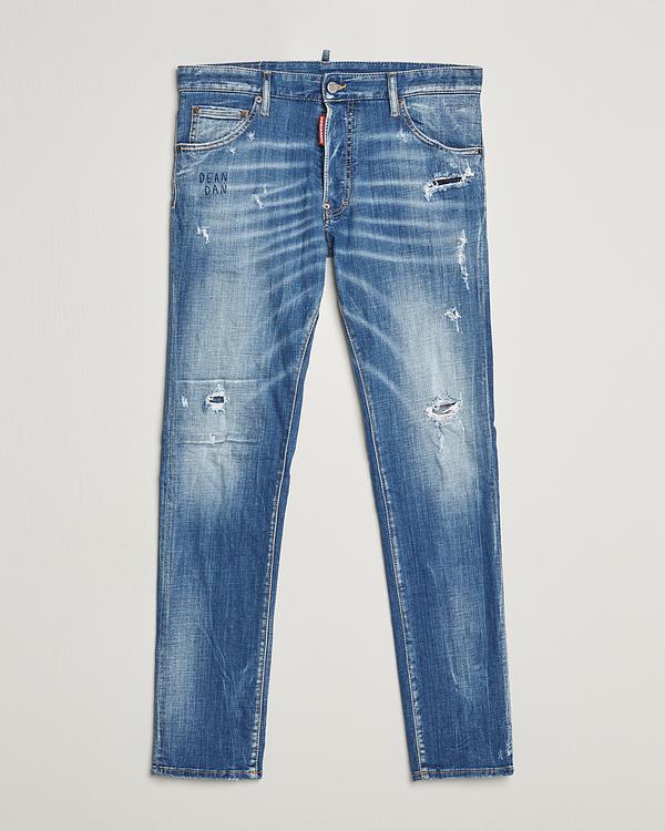 Blue distressed jeans from Dsquared2