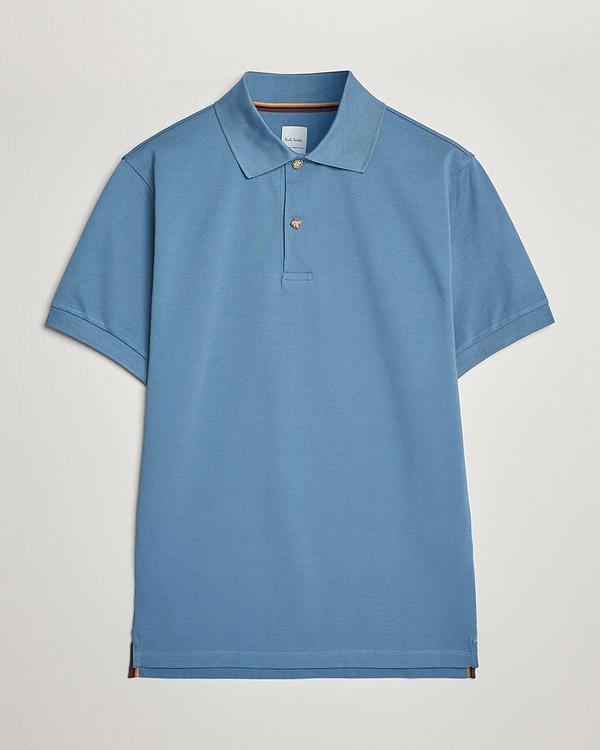 Blue short sleeve polo shirt from Paul Smith