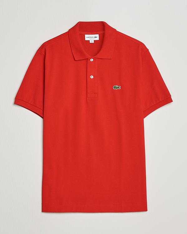 Red short sleeve polo shirt from Lacoste