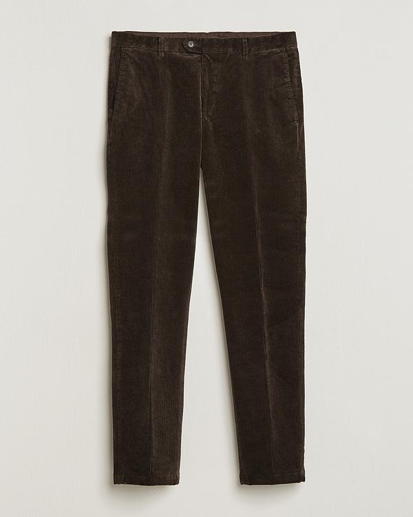 Black corduroy trousers from Oscar Jacobson