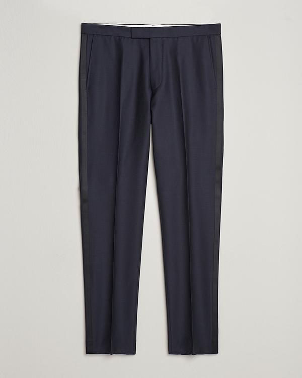 Black tuxedo trousers from Oscar Jacobson