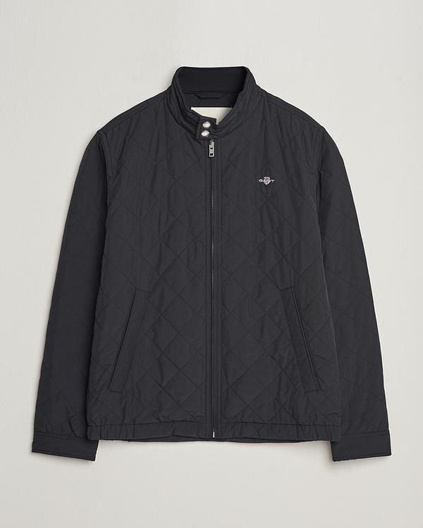 Dark grey quilted jacket from Gant