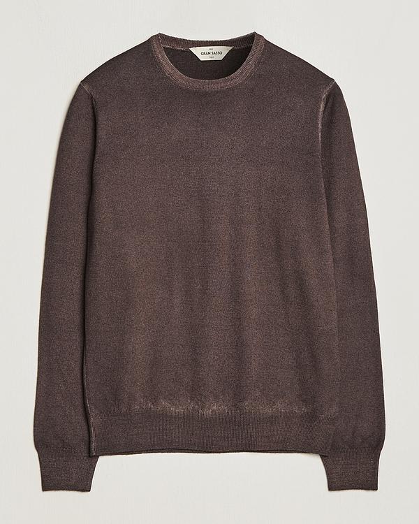Dark brown sweater from Gran Sasso