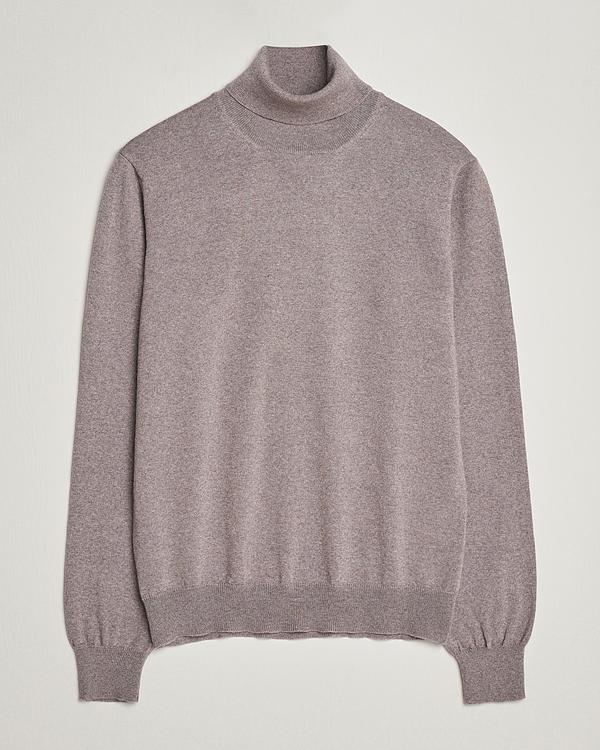Grey turtleneck from Gran Sasso