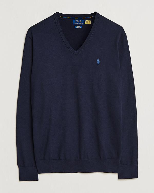Black v-neck sweater from Polo Ralph Lauren