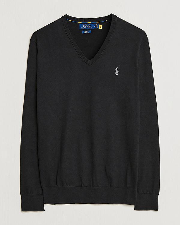 Black v-neck sweater from Polo Ralph Lauren