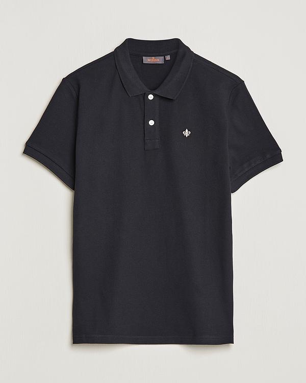 Black short sleeve polo shirt from Morris